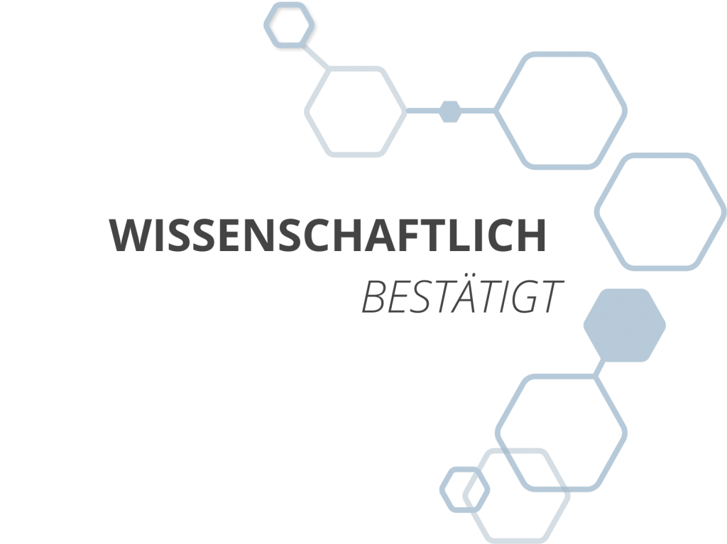 wissenschaftlich bestätigt Siegel